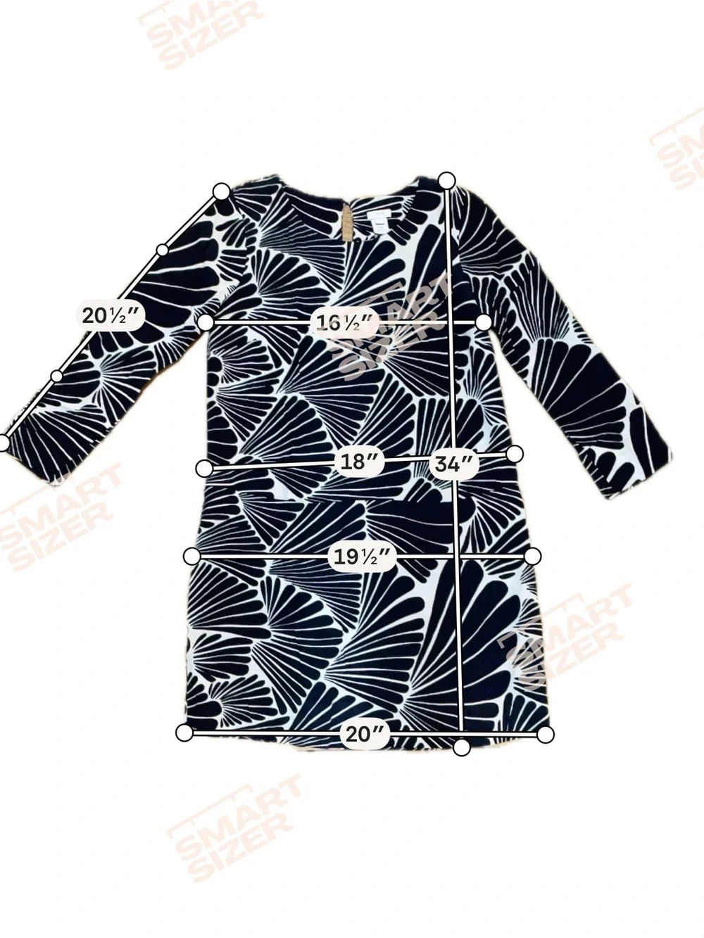 J. CREW Jules Fanfare Geometric Print 2 Front Pockets Shift Mini Dress - Sz 2 - Picture 10 of 11